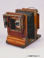木製蛇腹相機藏品圖，第1張