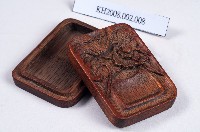 竹雕印泥盒藏品圖，第2張