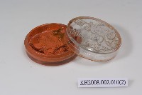 玻璃製圓形印泥盒藏品圖，第2張