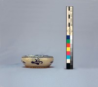 簡筆花草紋青花水盂藏品圖，第3張