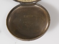 銅殼亞米加上發條式懷錶藏品圖，第3張