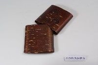 櫻樹皮鑲嵌葵紋小套盒藏品圖，第2張