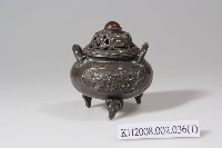 圓形三足鼎薰香爐藏品圖，第1張