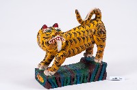 虎爺木雕神像-3藏品圖，第1張