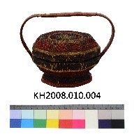 細藤編八角形提籃藏品圖，第1張
