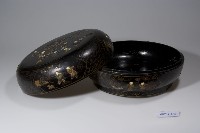 百寶嵌嬰戲圖圓形捧盒藏品圖，第4張