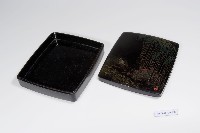 戧彩「竹林居家樂」圖紋方盒藏品圖，第3張