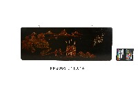 彩繪填漆原住民杵歌紋大掛屏藏品圖，第1張