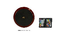 彩繪填漆山中泛舟紋圓盤藏品圖，第2張