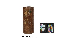 桐木地秋葉紋蒔繪漆筒藏品圖，第1張