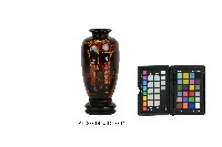 彩繪填漆原住民杵歌紋漆瓶藏品圖，第1張