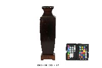 彩繪填漆杵歌紋四方瓶藏品圖，第2張