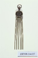 銀錢幣釵藏品圖，第1張