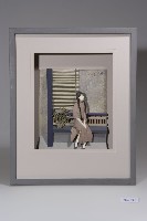 紙雕：春雨的圖片