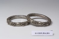 銀雙龍搶珠手鐲藏品圖，第1張