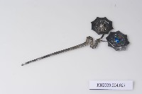 銀鎏金琺瑯太極簪藏品圖，第1張