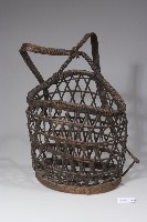 背負籃子竹編藏品圖，第1張