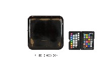 雕刻彩繪花卉紋方形漆盒藏品圖，第2張