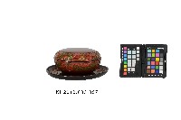 雕刻彩繪花卉紋圓形漆盒及盤藏品圖，第3張