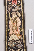 黑緞地彩繡八仙吉祥圖紋劍帶藏品圖，第3張