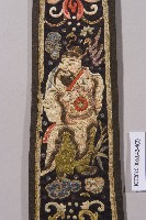 黑緞地彩繡八仙吉祥圖紋劍帶藏品圖，第9張