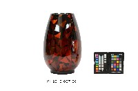 飄（金彩箔片罩明脫胎漆瓶）藏品圖，第1張