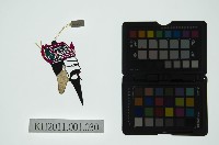 皮影戲偶全身男騎-老武生騎四不像藏品圖，第2張