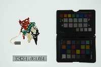 皮影戲偶全身男騎-老武淨騎梅花鹿藏品圖，第2張