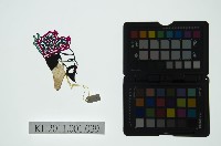 皮影戲偶全身男騎-老武生騎青獅藏品圖，第2張