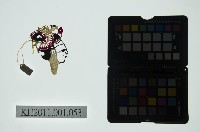 皮影戲偶全身女騎-道姑騎禽鳥藏品圖，第2張