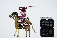 皮影戲偶右男騎-武生騎馬（偶身）藏品圖，第1張