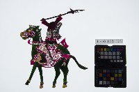 皮影戲偶右男騎-妖道騎馬（偶身）藏品圖，第1張