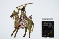 皮影戲偶右男騎-道長騎牛（偶身）藏品圖，第1張