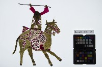 皮影戲偶右男騎-妖道騎牛（偶身）藏品圖，第1張