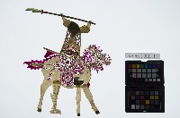 皮影戲偶右男騎-道長騎麒麟（偶身）藏品圖，第1張