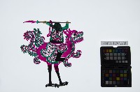 皮影戲偶男騎-妖道騎龍頭鳥怪（偶身）藏品圖，第1張