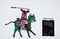 皮影戲偶男騎-道長騎青牛（偶身）藏品圖，第1張