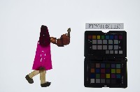 皮影戲全身偶-道僧（偶身）藏品圖，第1張