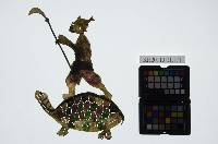 皮影戲坐騎偶-水族騎海龜藏品圖，第1張