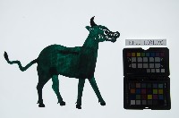 皮影戲動物偶-獨角青牛藏品圖，第1張