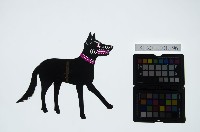 皮影戲動物偶-哮天犬藏品圖，第1張