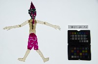 皮影戲全身偶-長舌人精怪藏品圖，第1張