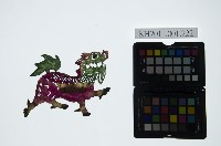皮影戲動物偶-麒麟藏品圖，第1張