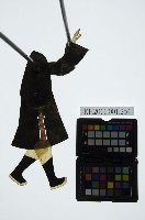 皮影戲簽桿立身偶-丑僕（偶身）藏品圖，第1張