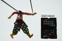 皮影戲簽桿立身偶-官爺（偶身）藏品圖，第1張