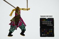 皮影戲簽桿立身偶-孫悟空（偶身）藏品圖，第1張