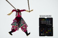 皮影戲簽桿立身偶-武林人士（偶身）藏品圖，第1張