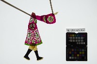 皮影戲簽桿立身偶-妖道（偶身）藏品圖，第1張