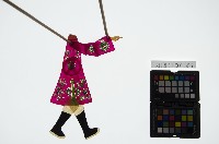 皮影戲簽桿立身偶-富公子（偶身）藏品圖，第1張