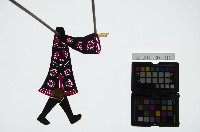 皮影戲簽桿立身偶-官爺（偶身）藏品圖，第1張